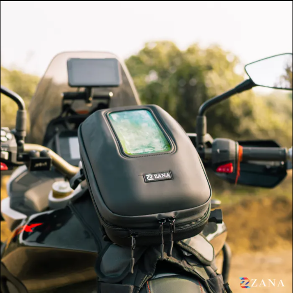 Zana-Universal Stratos Tank Bag (6L Expandable to 9L) For TVS Apache RTX 300-ZI-BG-008