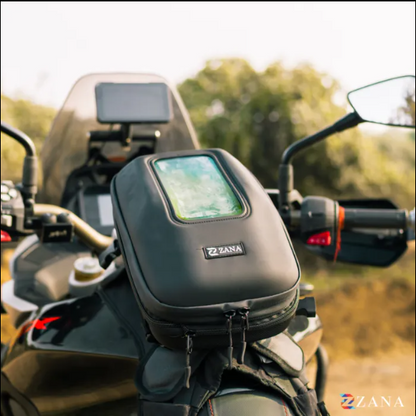 Zana-Universal Stratos Tank Bag (6L Expandable to 9L) For TVS Apache RTX 300-ZI-BG-008