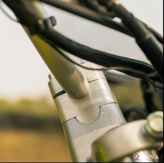 Zana-Vertical Handlebar Riser Silver For Kawasaki KLX 230-ZI-8728