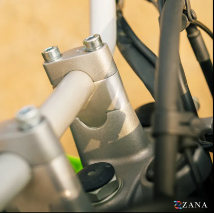 Zana-Vertical Handlebar Riser Silver For Kawasaki KLX 230-ZI-8728