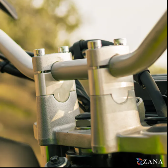 Zana-Vertical Handlebar Riser Silver For Kawasaki KLX 230-ZI-8728