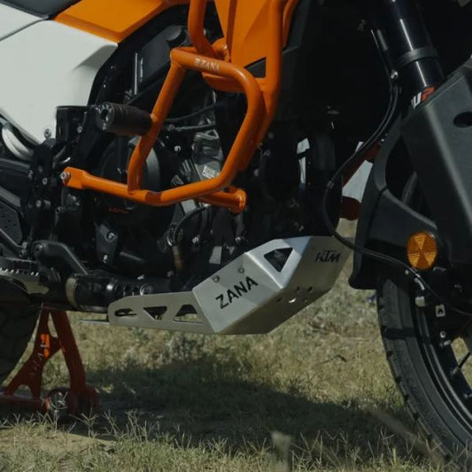 Zana Bash Plate Aluminum Silver for KTM ADV 390 2025-ZI-8574