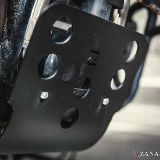 Zana Bash Plate For RE Bear 650 (Aluminum, Black)-ZI-8545