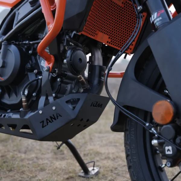Zana Bash Plate SS 304 Black for KTM ADV 390 2025-ZI-8575