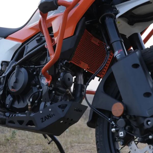 Zana Bash Plate SS 304 Black for KTM ADV 390 2025-ZI-8575