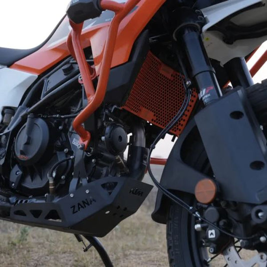 Zana Bash Plate SS 304 Black for KTM ADV 390 2025-ZI-8575
