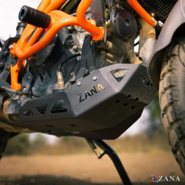 Zana Bash Plate SS 304 Black for KTM Enduro 390-ZI-8575