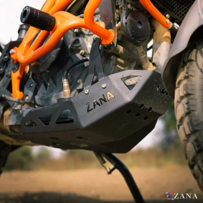 Zana Bash Plate SS 304 Black for KTM Enduro 390-ZI-8575