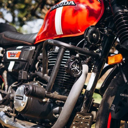 Zana Crash Guard V-2 With Slider Texture Matt Black For Honda CB350 RS - ZI-8751