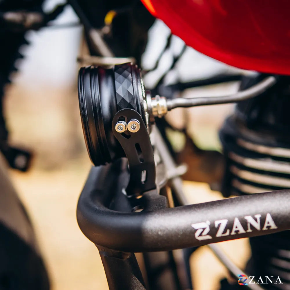 Zana Crash Guard V-2 With Slider Texture Matt Black For Honda CB350 RS - ZI-8751