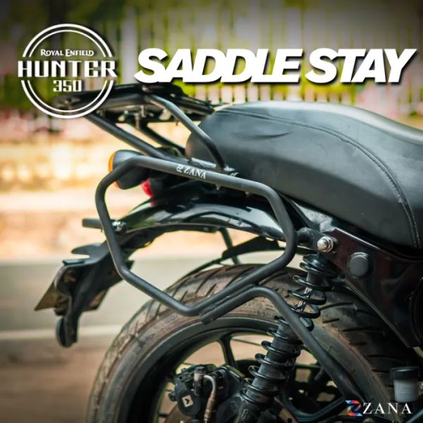 Zana Drake Saddle Stay (Black) For Royal Enfield Hunter 350-ZI-8569