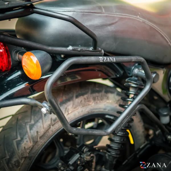 Zana Drake Saddle Stay (Black) For Royal Enfield Hunter 350-ZI-8569