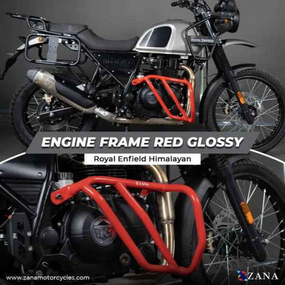 Zana Engine Frame Red Mild Steel Scram 411 (2022)-ZI-8055