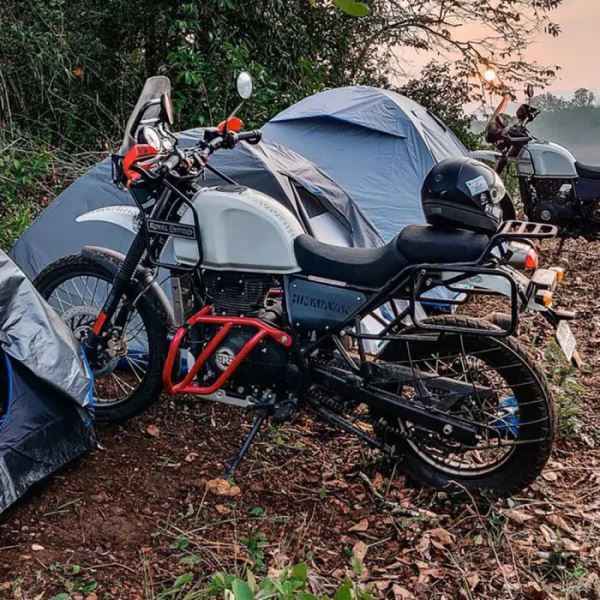 Zana Engine Frame Red Mild Steel Scram 411 (2022)-ZI-8055