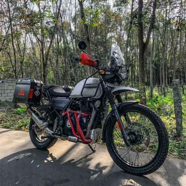 Zana Engine Frame Red Mild Steel Scram 411 (2022)-ZI-8055