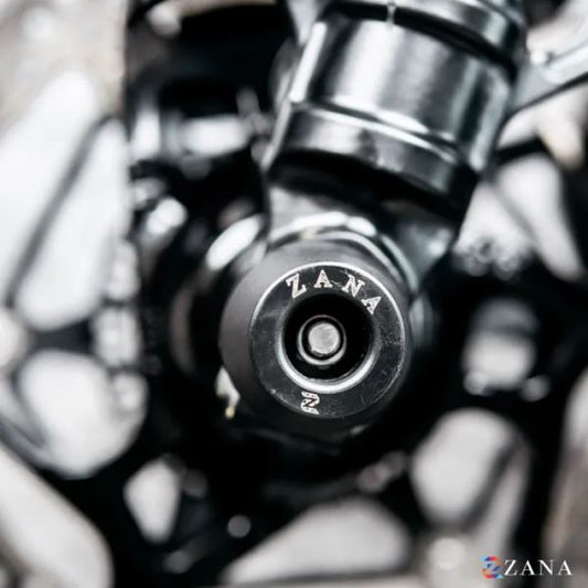 Zana Front Fork Slider For Aprilia Tuono 457 (Black)-ZI-8641