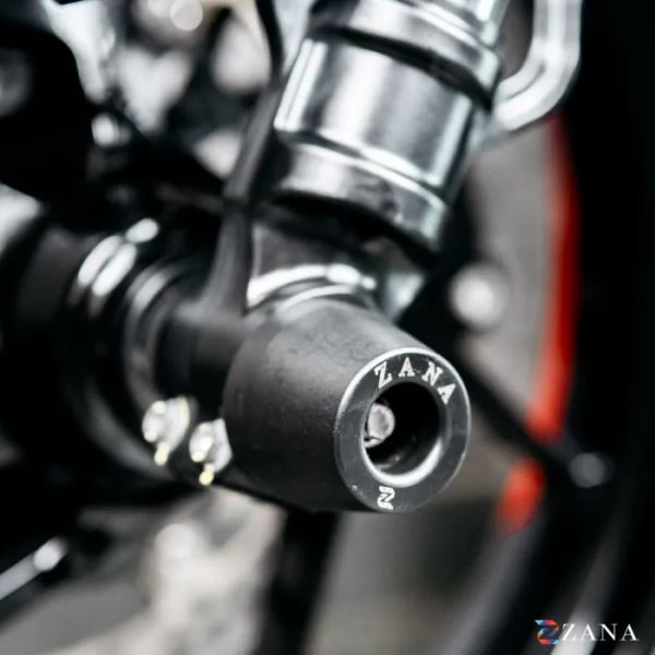 Zana Front Fork Slider For Aprilia Tuono 457 (Black)-ZI-8641
