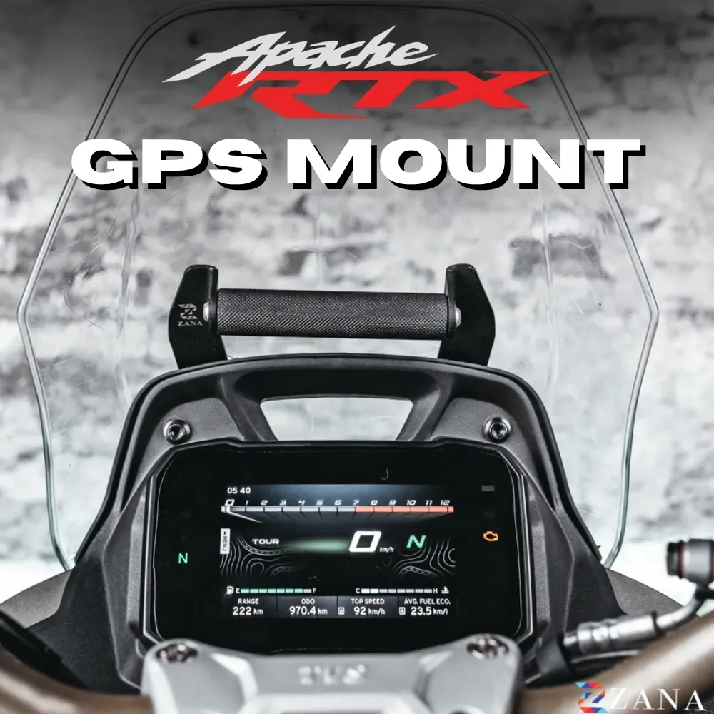 Zana GPS Mount For TVS Apache RTX 300 - ZI-8748
