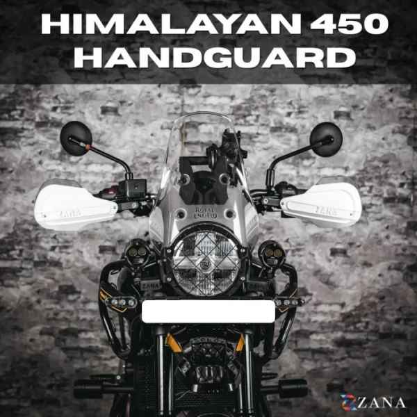 Zana Hand Guard For Himalayan 450 (White)-ZI-8615-WW