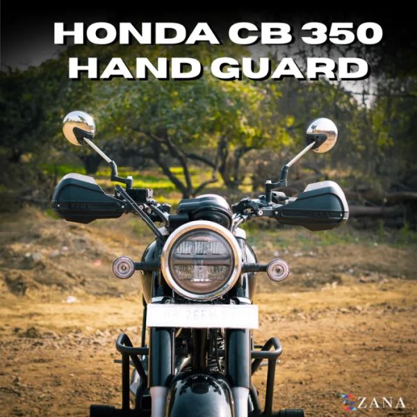 Zana Hand Guard For Honda CB 350 2025 (Black)-ZI-8615-BB