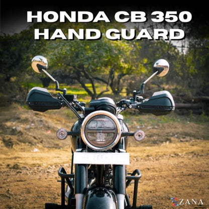 Zana Hand Guard For Honda CB 350 2025 (Black)-ZI-8615-BB