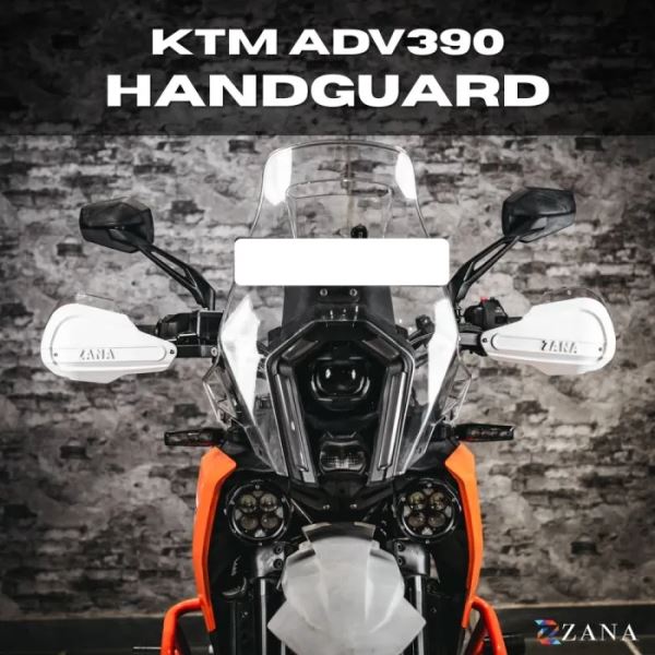 Zana Hand Guard For KTM ADV 390 2025 (White)-ZI-8614-WW