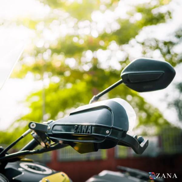 Zana Hand Guard For Suzuki V Strom SX 250 (Black)-ZI-8620-BB