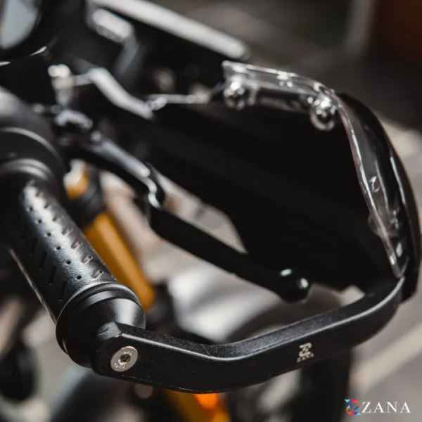 Zana Hand Guard For Triumph Scrambler 400 X (Black)-ZI-8615-BB