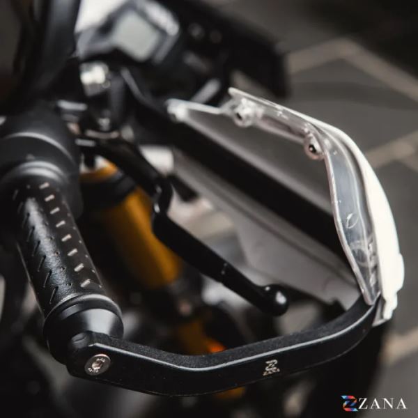 Zana Hand Guard For Triumph Scrambler 400 X (White)-ZI-8615-WW