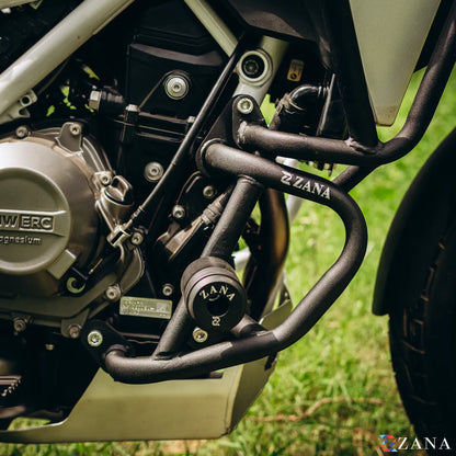Zana Lower Engine Guard With Slider For BMW F 450 GS (Texture Black)