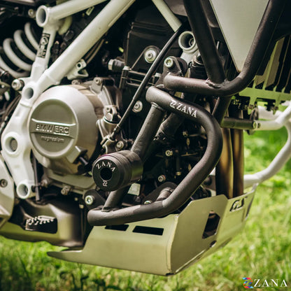 Zana Lower Engine Guard With Slider For BMW F 450 GS (Texture Black)