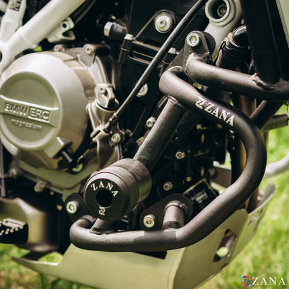 Zana Lower Engine Guard With Slider For BMW F 450 GS (Texture Black)