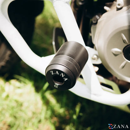 Zana Lower Engine Guard With Slider For BMW F 450 GS (White)