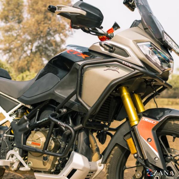 Zana Lower Engine Guard (Black) For TVS Apache RTX 300-ZI-8716