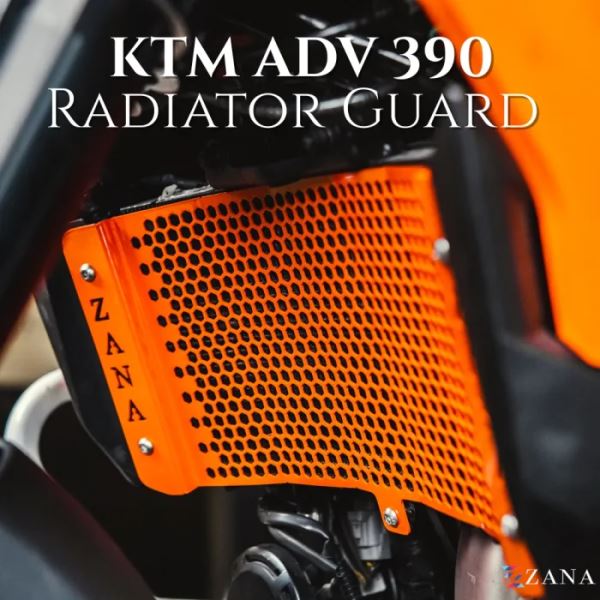 Zana Radiator Guard Honeycomb Orange For KTM ADV 390 2025-ZI-8576