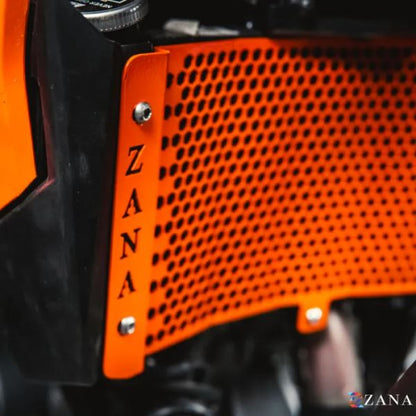 Zana Radiator Guard Honeycomb Orange For KTM ADV 390 2025-ZI-8576
