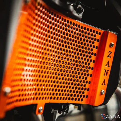Zana Radiator Guard Honeycomb Orange For KTM ADV 390 2025-ZI-8576