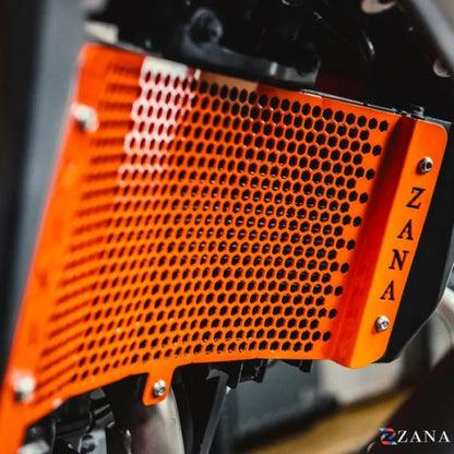 Zana Radiator Guard Honeycomb Orange For KTM ADV 390 2025-ZI-8576