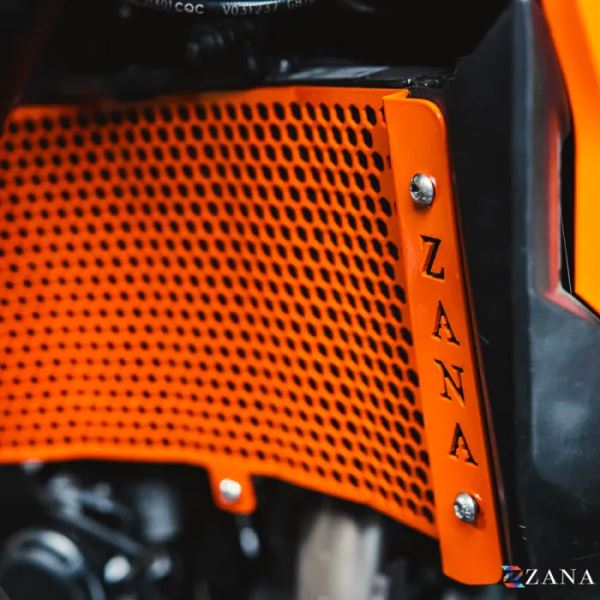 Zana Radiator Guard Honeycomb Orange For KTM ADV 390 2025-ZI-8576