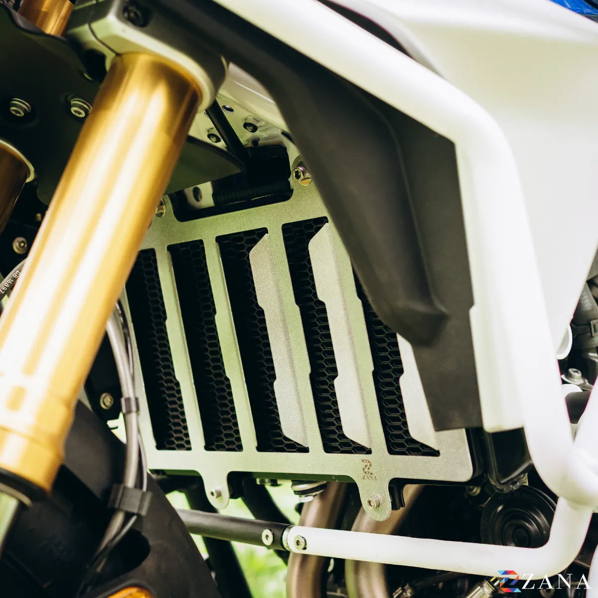 Zana Radiator Guard SS Silver T-2 For BMW F 450 GS - ZI-8804