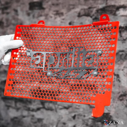 Zana Radiator Guard for Aprilia RS 457 Red with Aprilia 457 Logo – ZI-8664