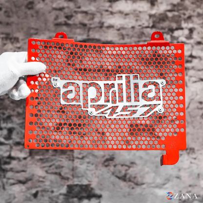 Zana Radiator Guard for Aprilia RS 457 Red with Aprilia 457 Logo – ZI-8664