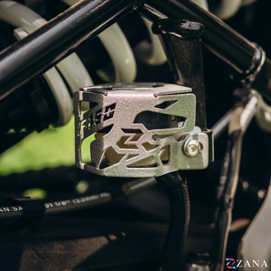 Zana Rear Oil Reservoir Hex Cover (Silver) For BMW F 450 GS - ZI-8811