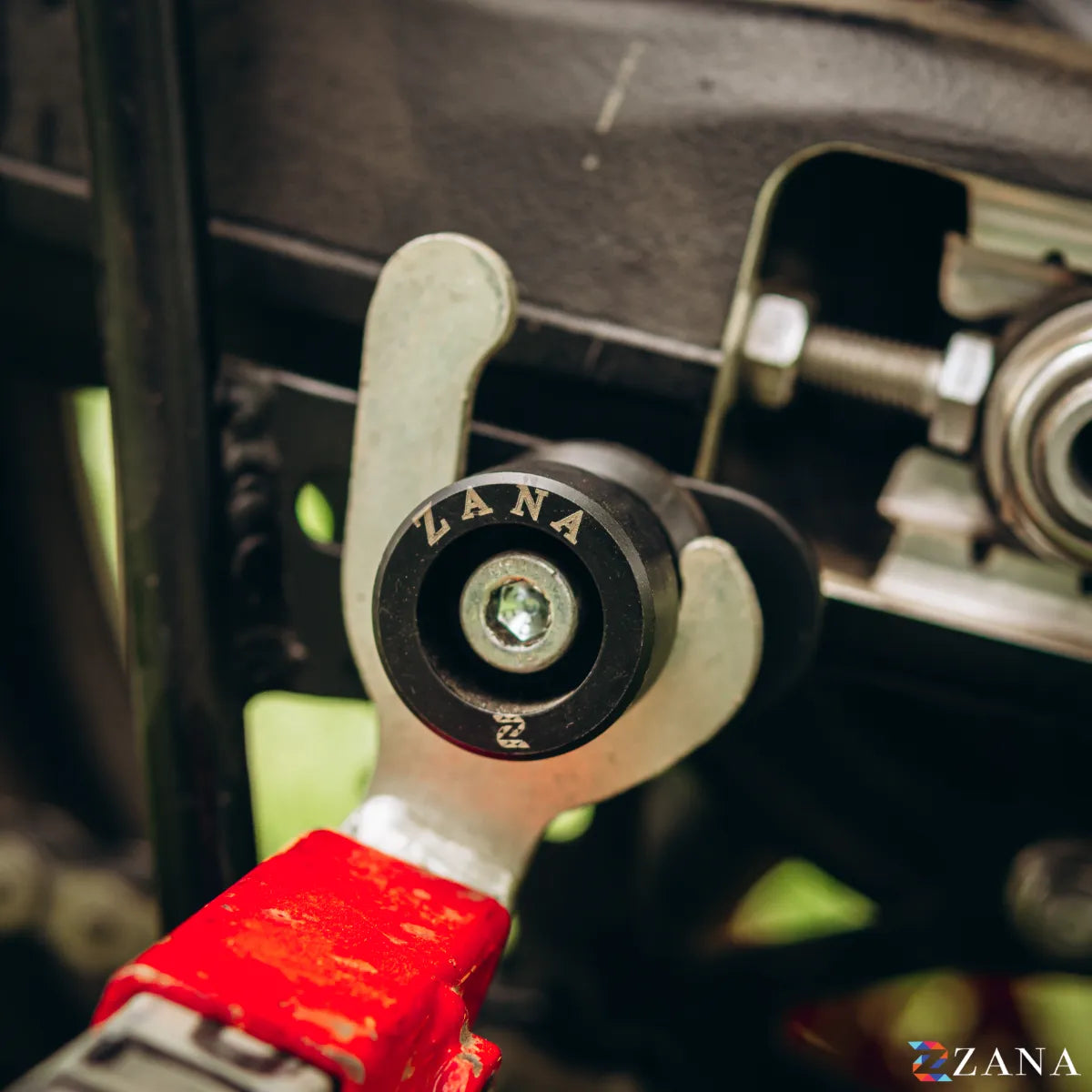 Zana Rear Paddock Spool (Black) For BMW F 450 GS - ZI-8797