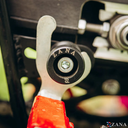 Zana Rear Paddock Spool (Black) For BMW F 450 GS - ZI-8797
