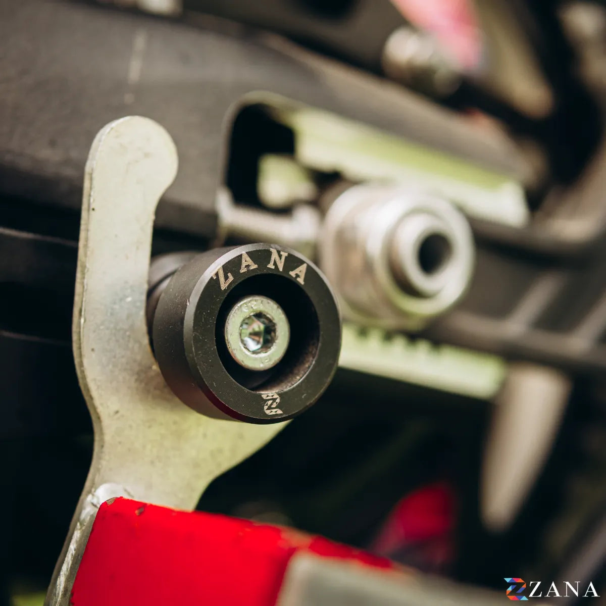 Zana Rear Paddock Spool (Black) For BMW F 450 GS - ZI-8797