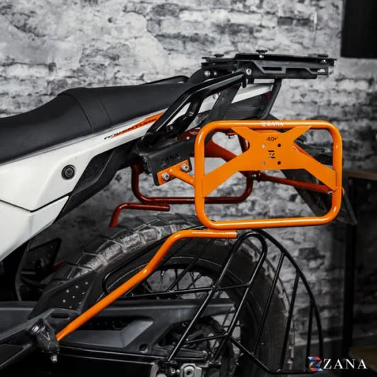 Zana Roadster Saddle Stay With Jerry Can Mount Orange For KTM ADV 390 2025-ZI-8567