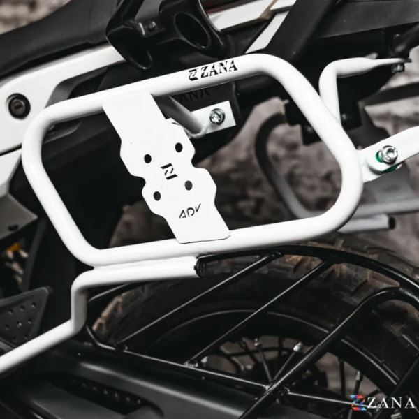 Zana Saddle Stay V-1 With Jerry Can Mount White For KTM ADV 390 2025-ZI-8581