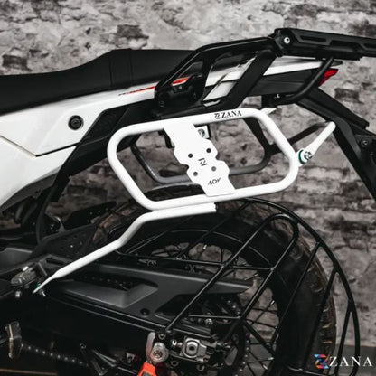 Zana Saddle Stay V-1 With Jerry Can Mount White For KTM ADV 390 2025-ZI-8581