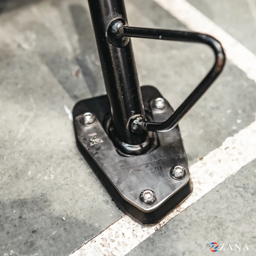 Zana Side Stand Extender For TVS Apache RTX 300 (Aluminium & Stainless Steel) - ZI-8755